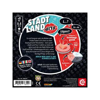 Game Factory  Stadt Land Flip Late Night, Allemande 