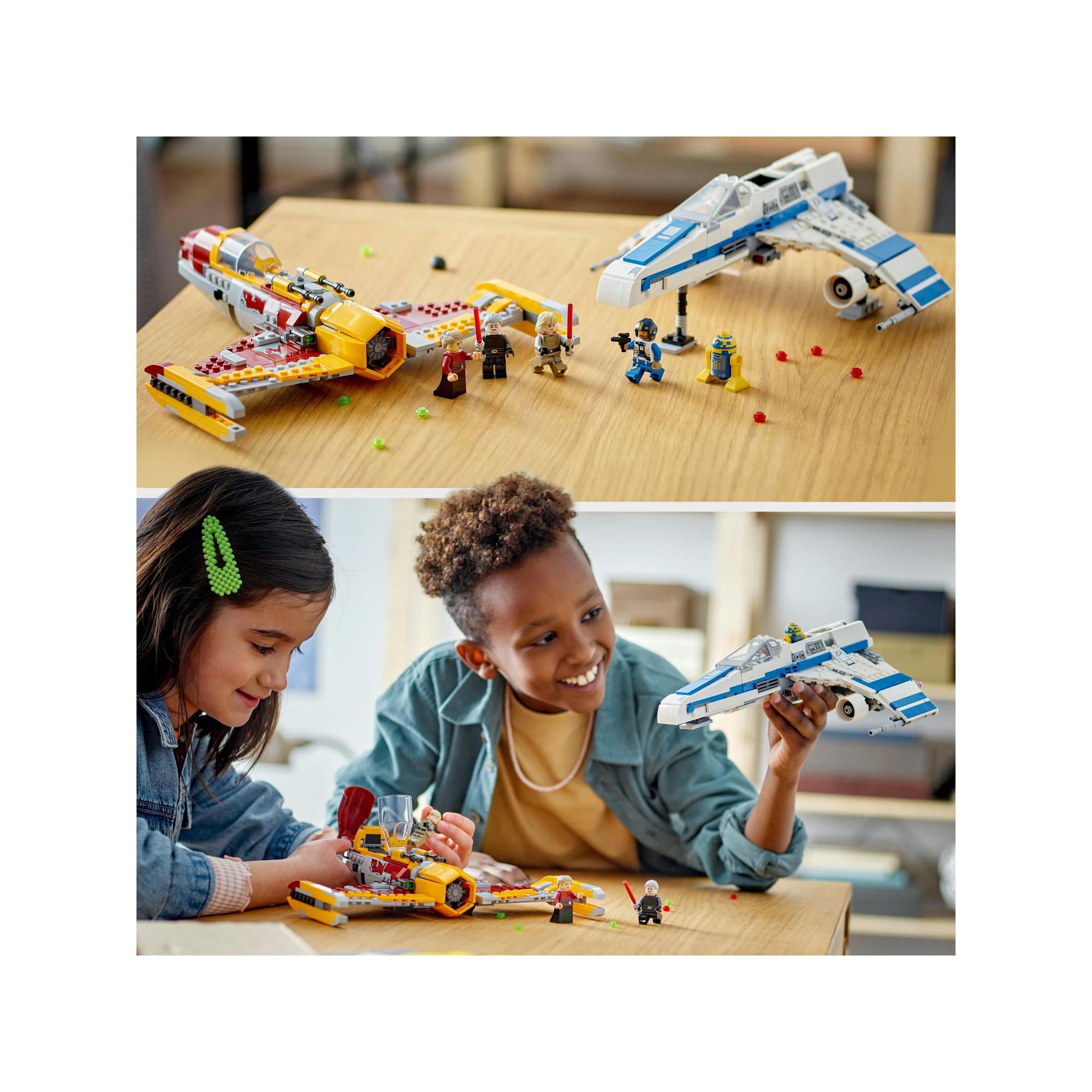 LEGO®  75364 E-Wing™ della Nuova Repubblica vs. Starfighter™ di Shin Hati 