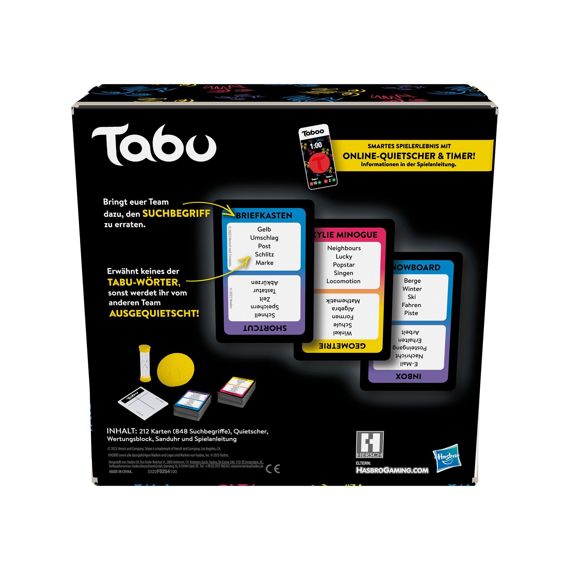 Hasbro Games  Tabu, Deutsch 