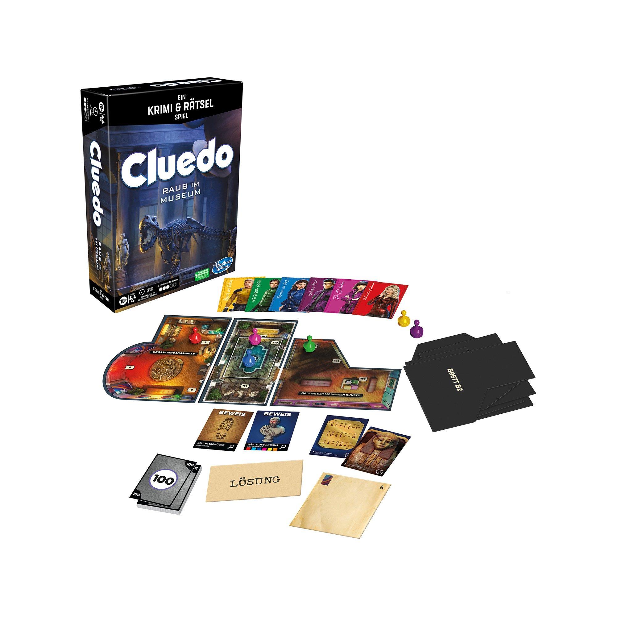 Hasbro Games  Cluedo Raub im Museum DT. 