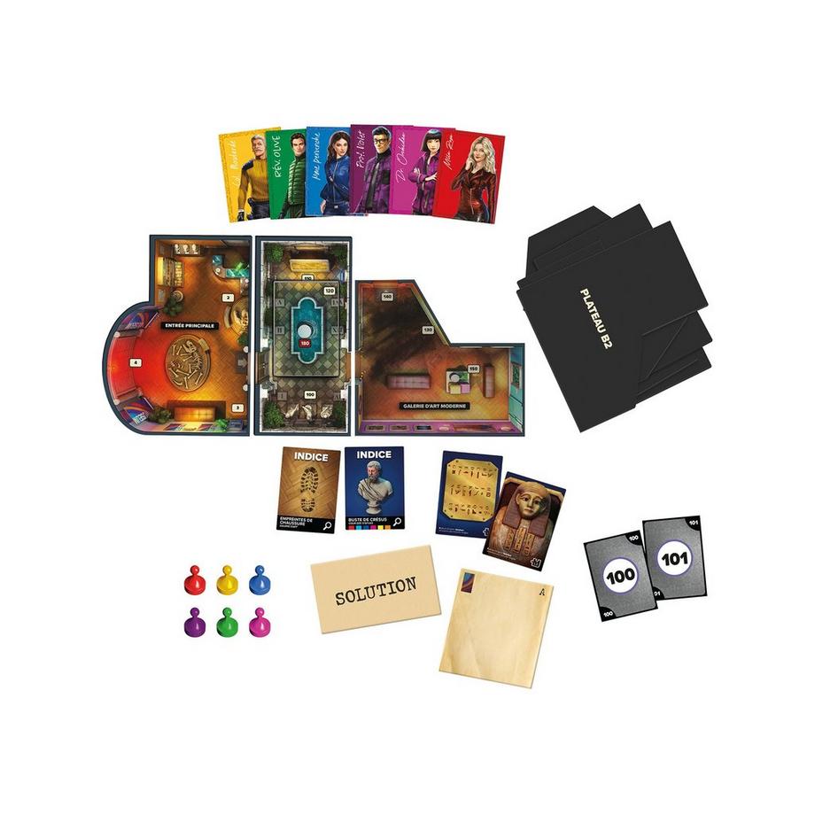 Hasbro Games  Cluedo Vol au musée, Français 