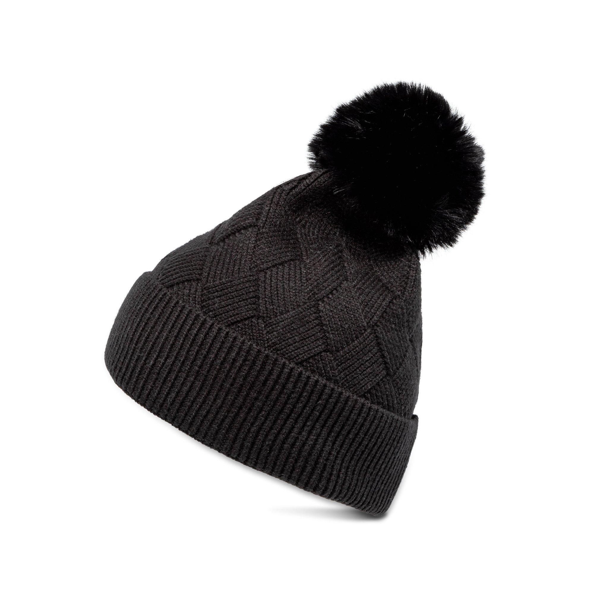 Image of Bommelmütze Unisex Black ONE SIZE