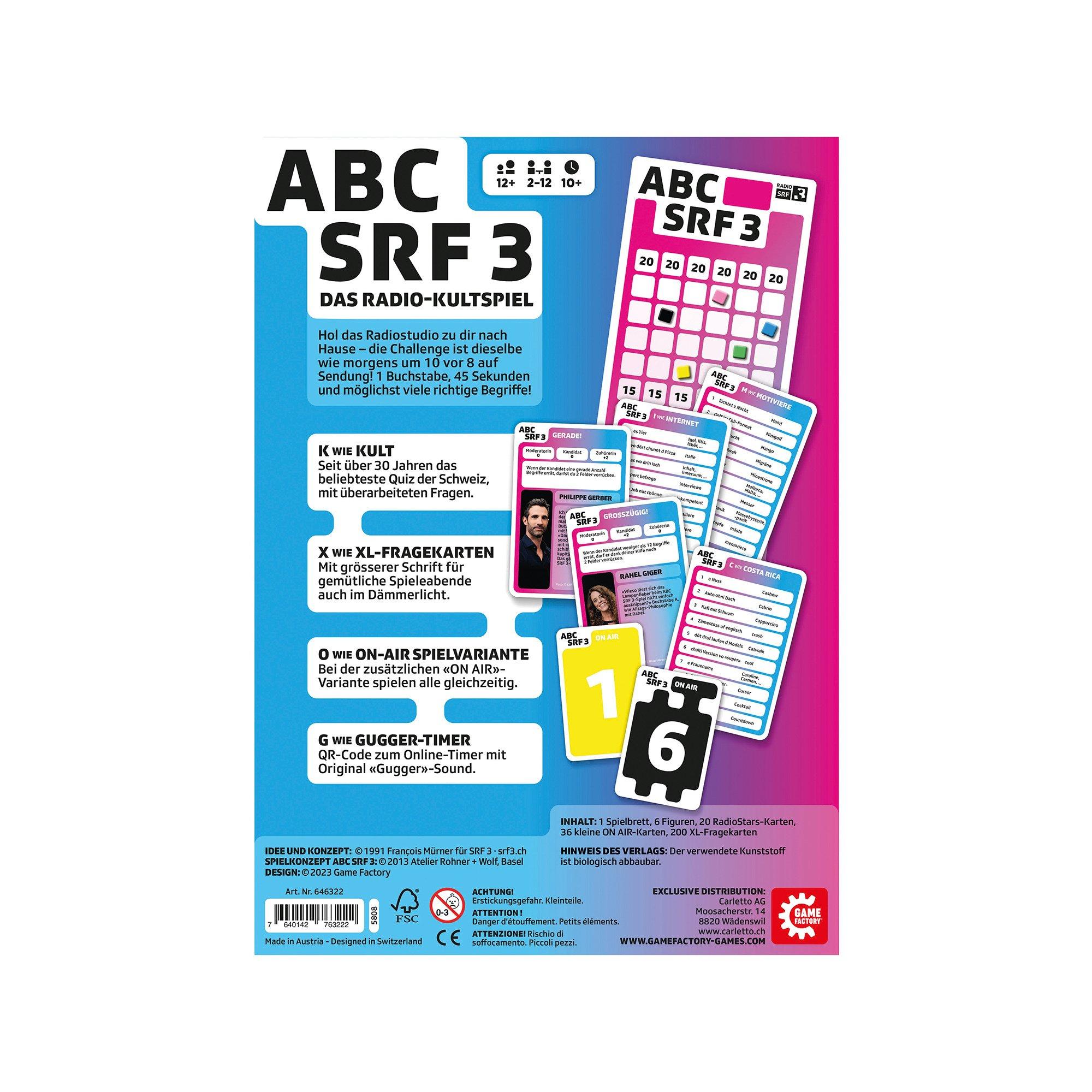 Game Factory  ABC SRF 3 Original, Tedesco 