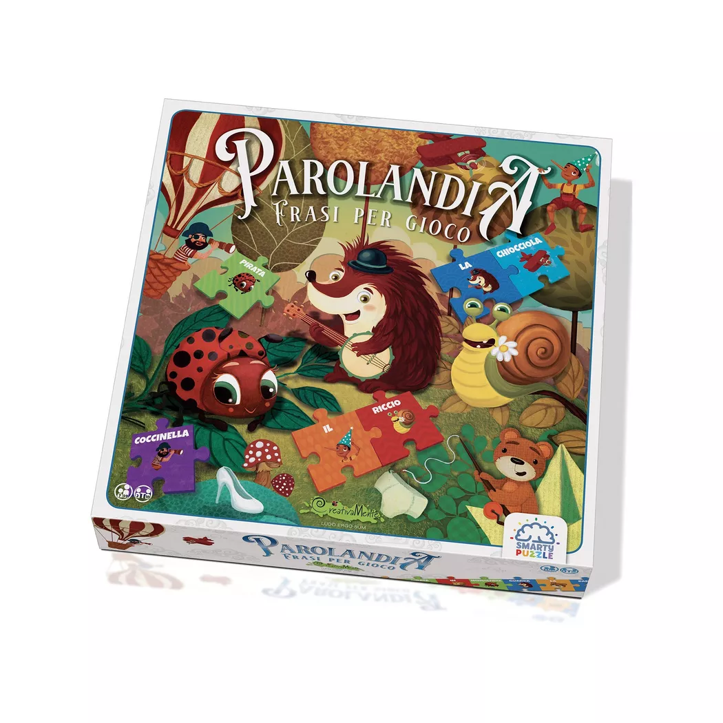 Creativamente - Smarty Puzzle Parolandia, Italienisch, Multicolor