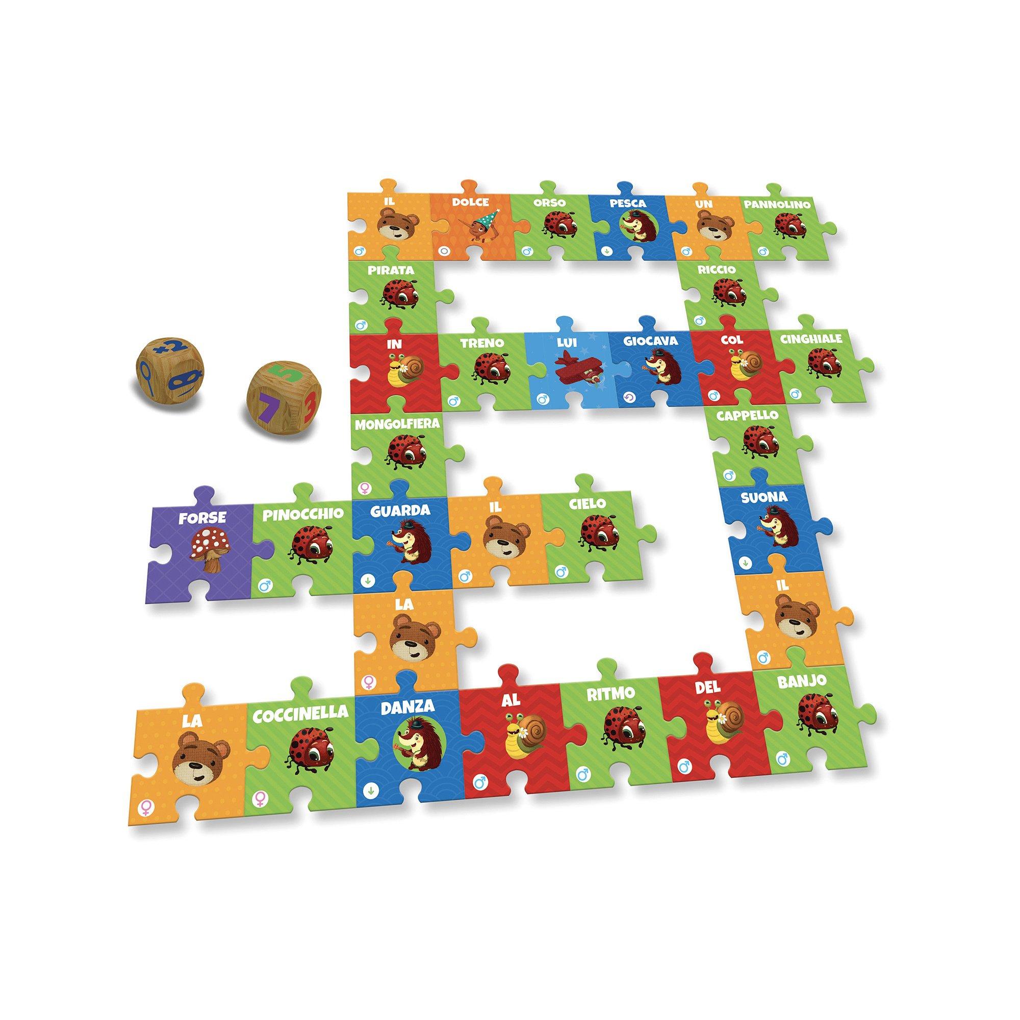 Creativamente  Smarty Puzzle Parolandia, Italiano 