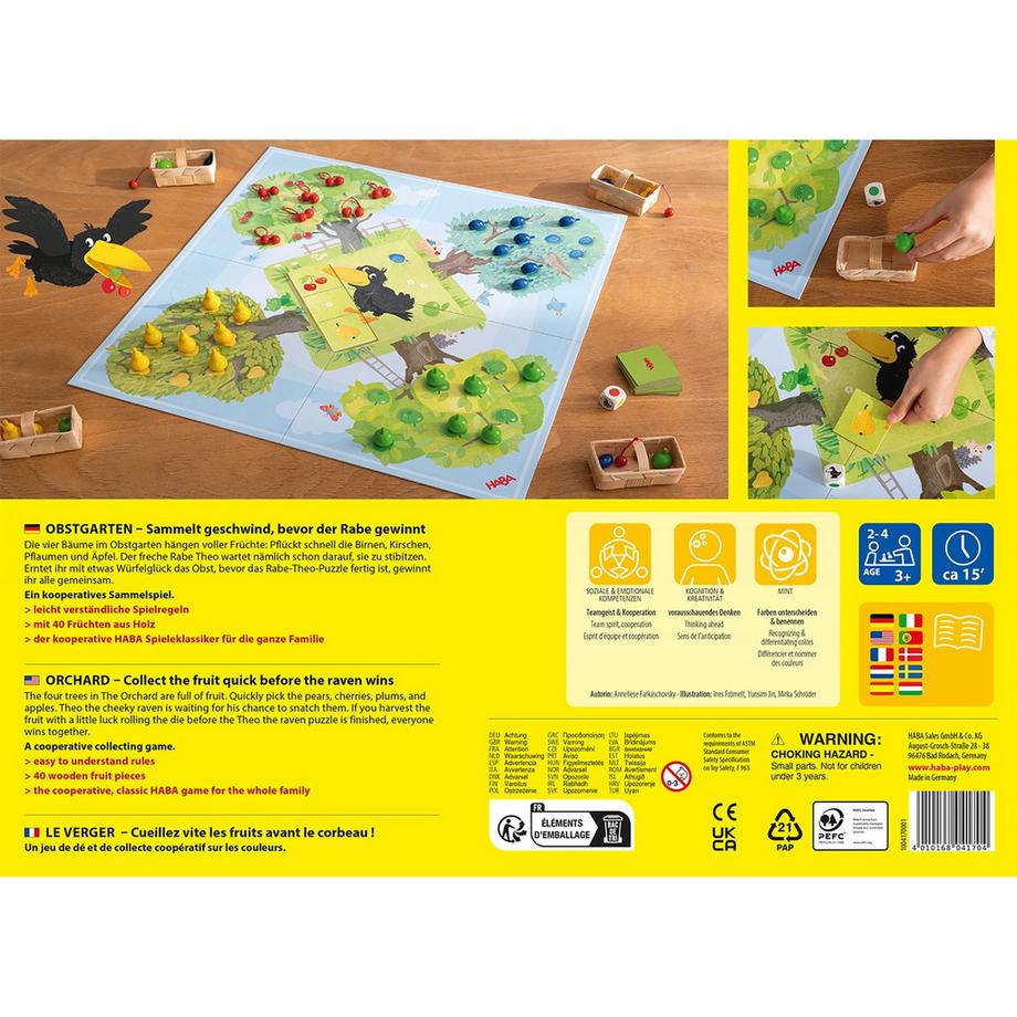 HABA  Obstgarten, Mehrsprachig 