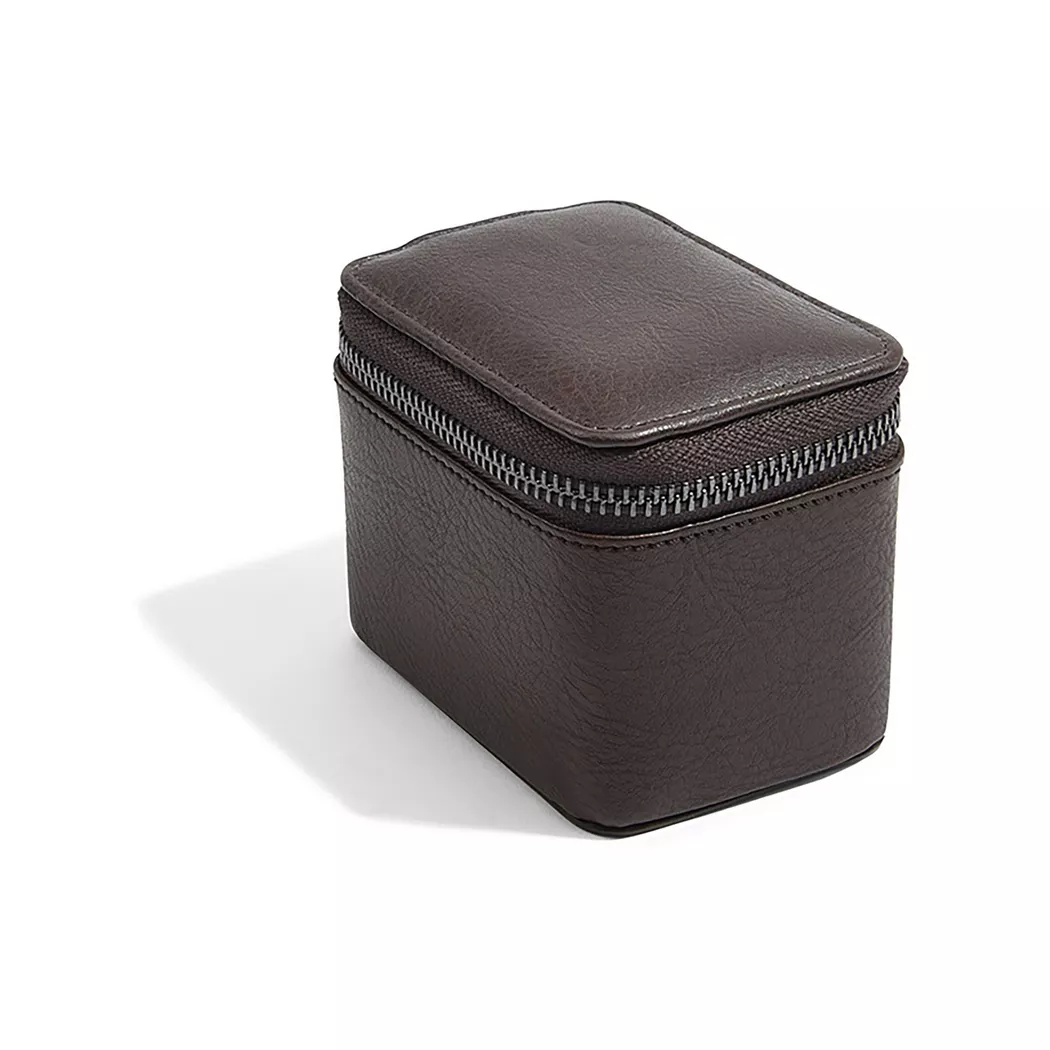 Stackers - Uhrenbox, Zipped Travel, 35X31X46.5CM, Braun