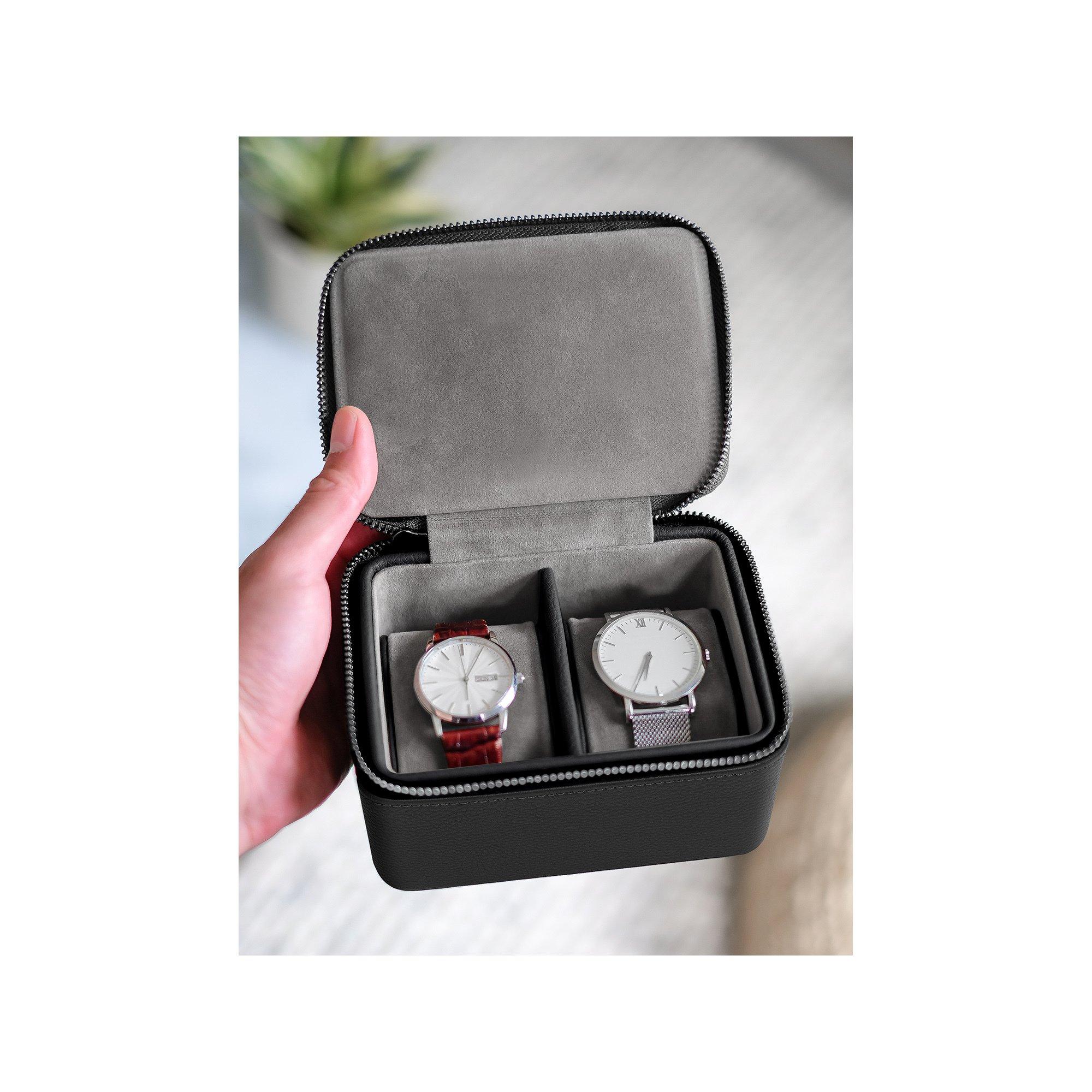 Stackers Zipped Travel Uhrenbox, 2 teilig 