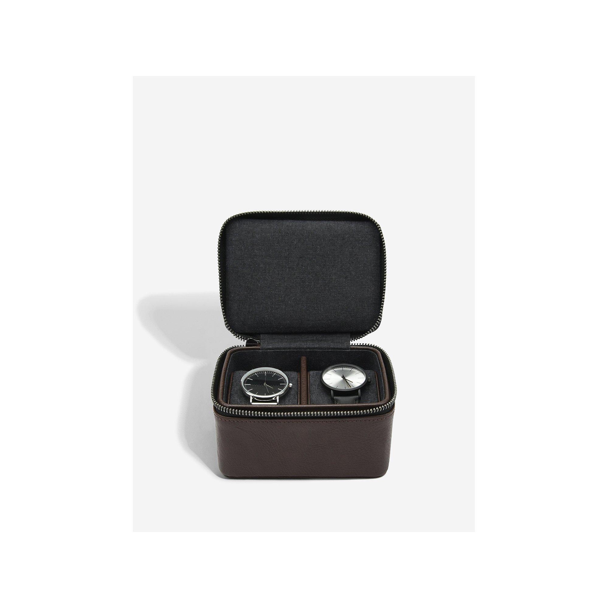 Stackers Zipped Travel Scatola per orologi, 2 pezzi 