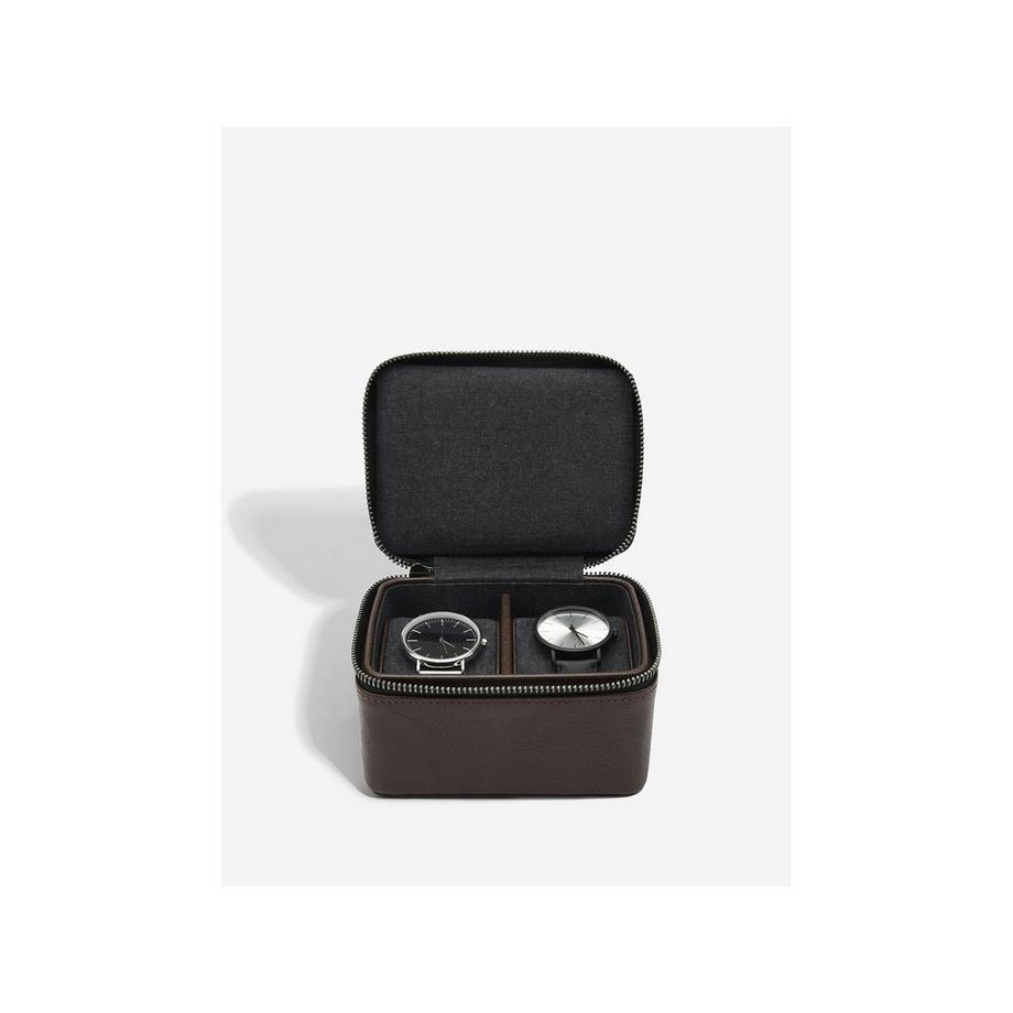 Stackers Zipped Travel Boîte à montres, 2 pièces 