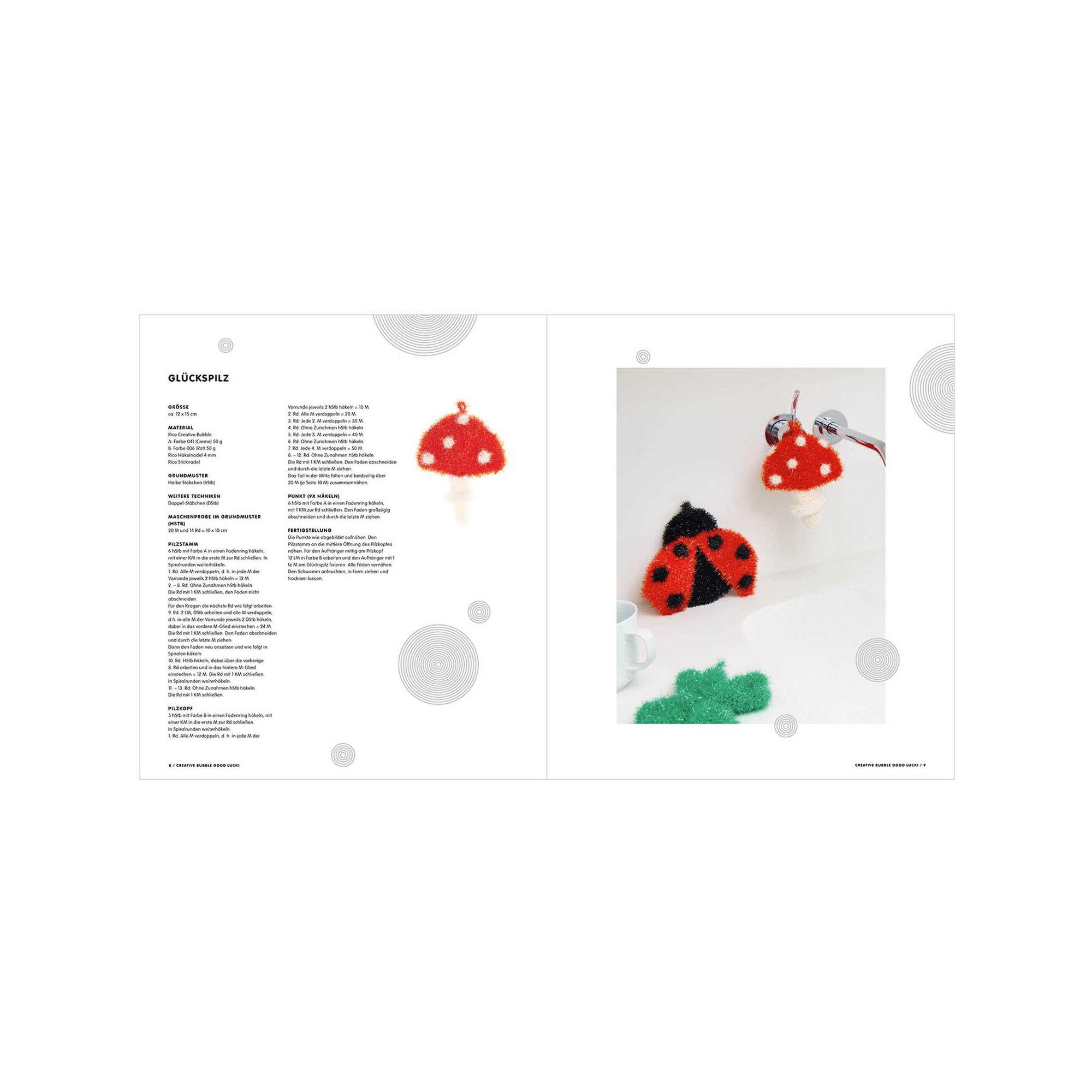 RICO-Design Livret Creative Bubble "Good Luck", Allemand 