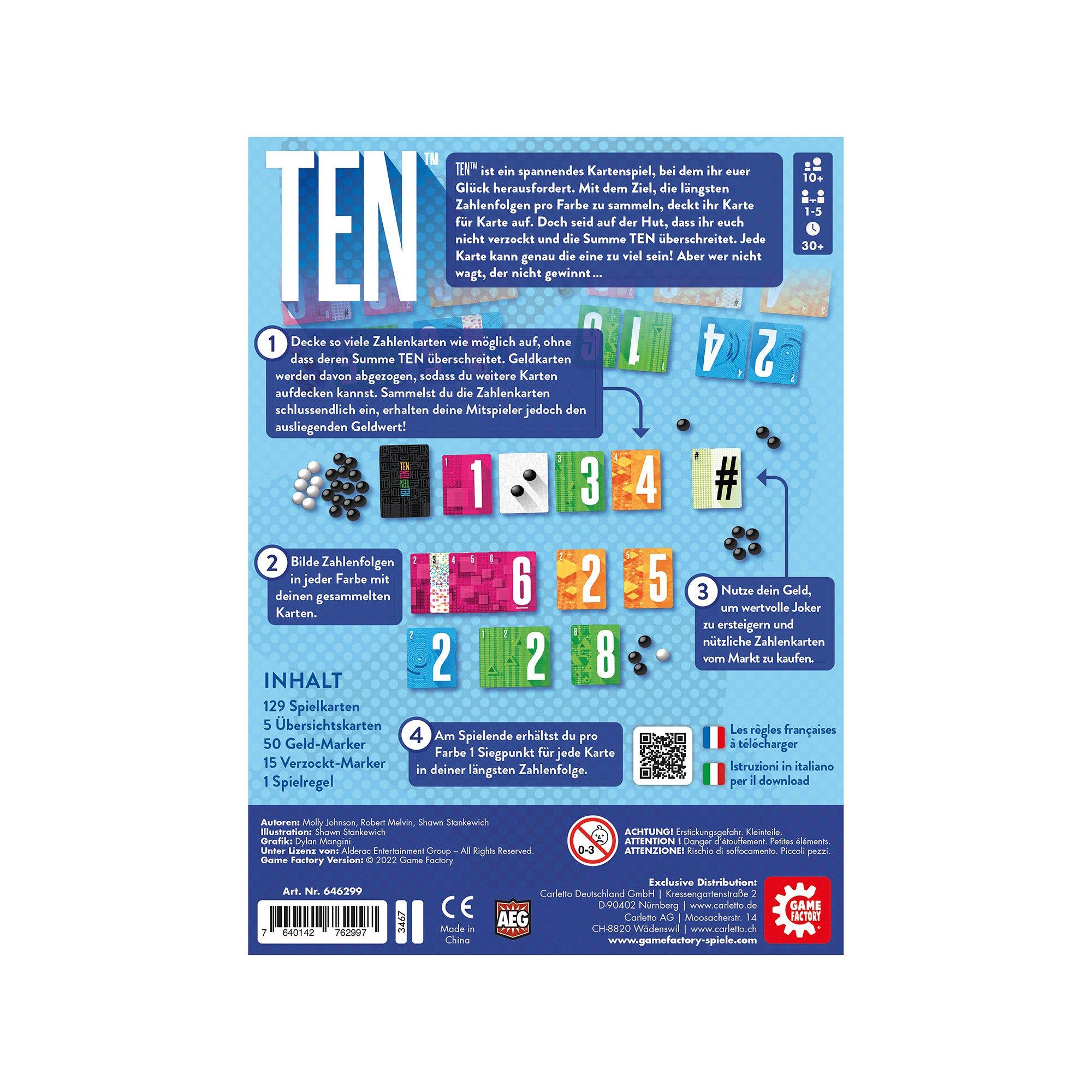 Game Factory  Ten, Allemande 