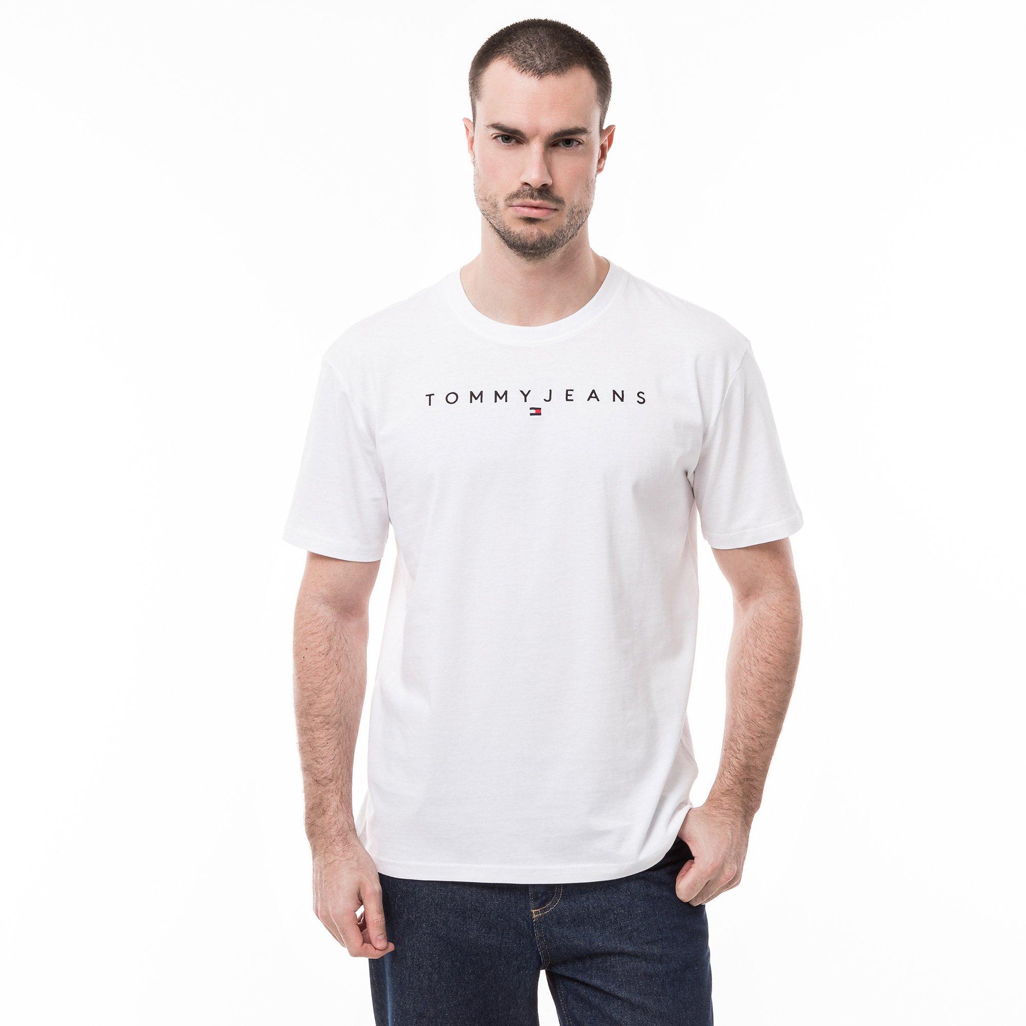 TOMMY JEANS TJM REG LINEAR LOGO TEE EXT T-shirt 