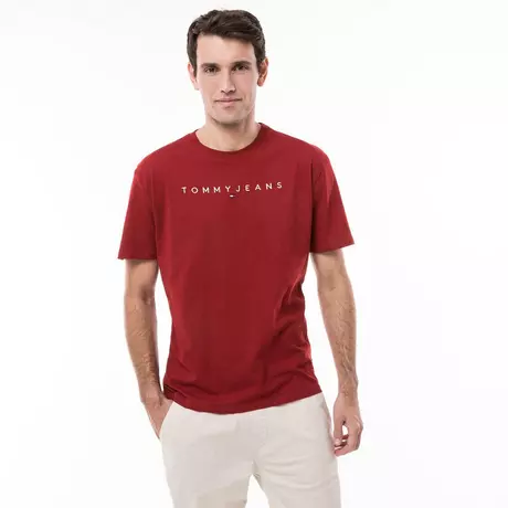 TOMMY JEANS TJM REG LINEAR LOGO TEE EXT T-Shirt | online kaufen - MANOR