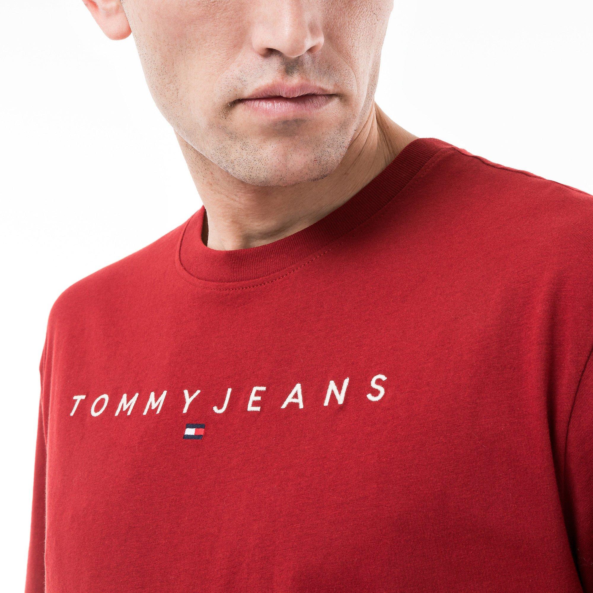 TOMMY JEANS TJM REG LINEAR LOGO TEE EXT T-shirt 