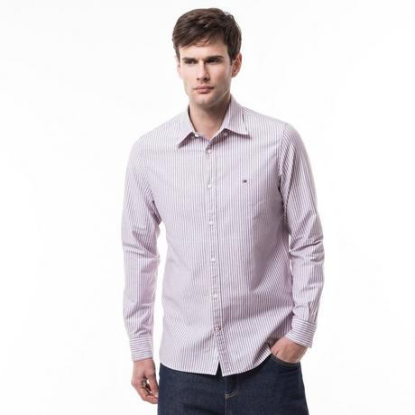 TOMMY HILFIGER OXFORD FINE STRIPE SF SHIRT Chemise, manches longues 