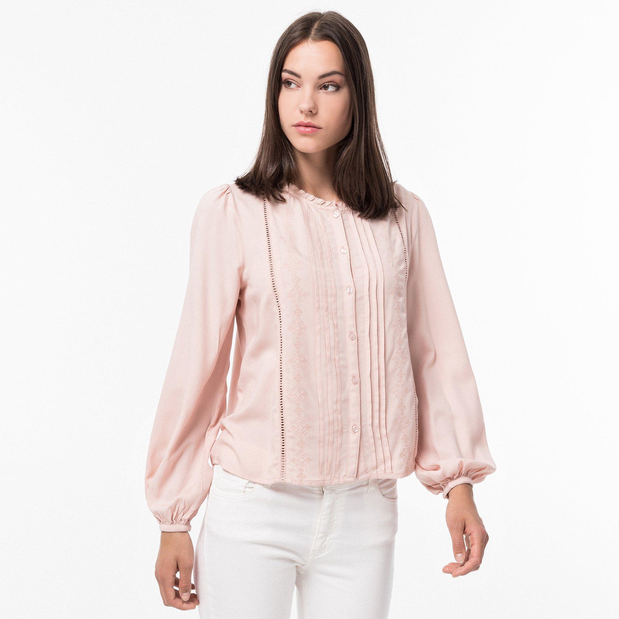 Image of Bluse Damen Altrosa XS