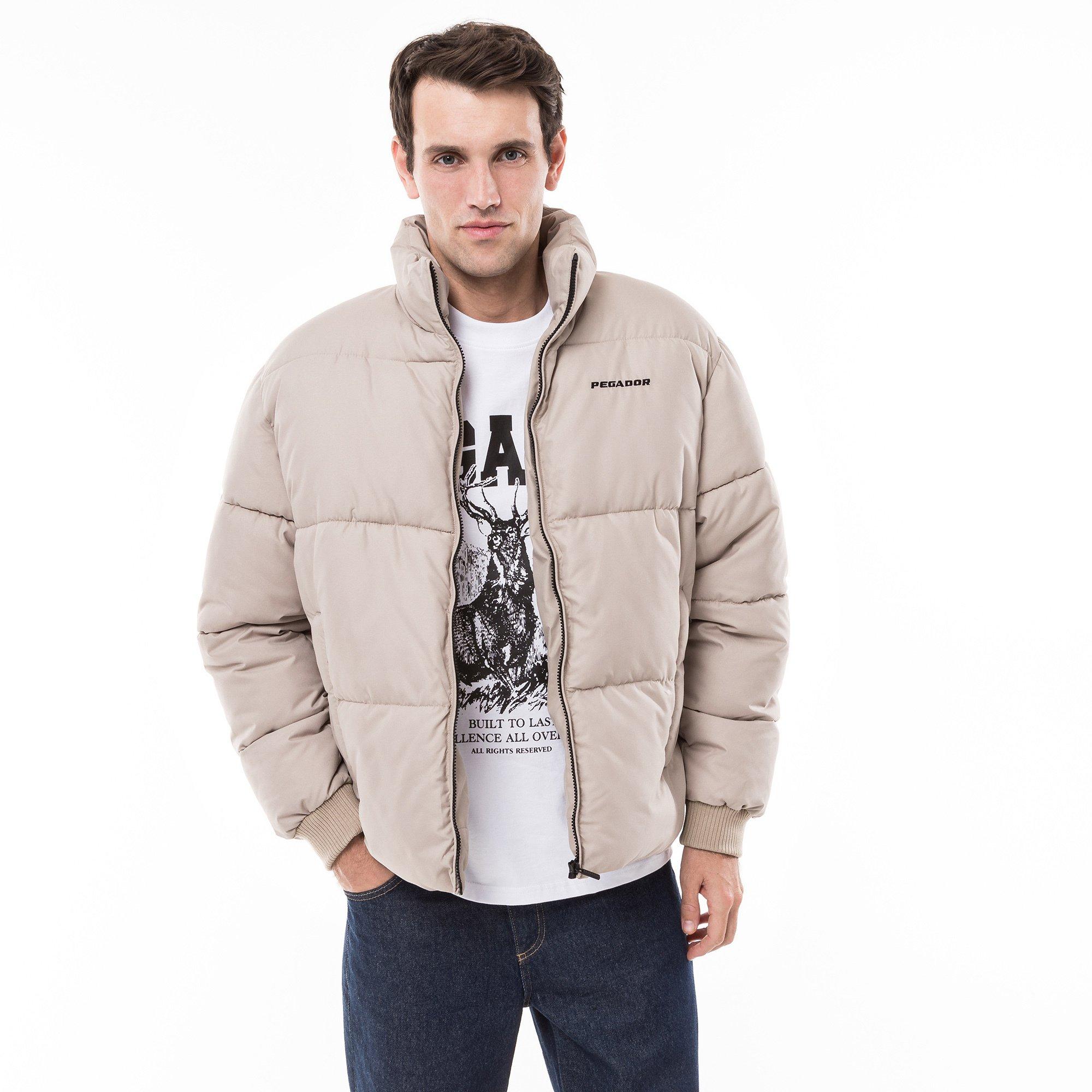 Image of Daunenjacke Ohne Kapuze Herren Beige L
