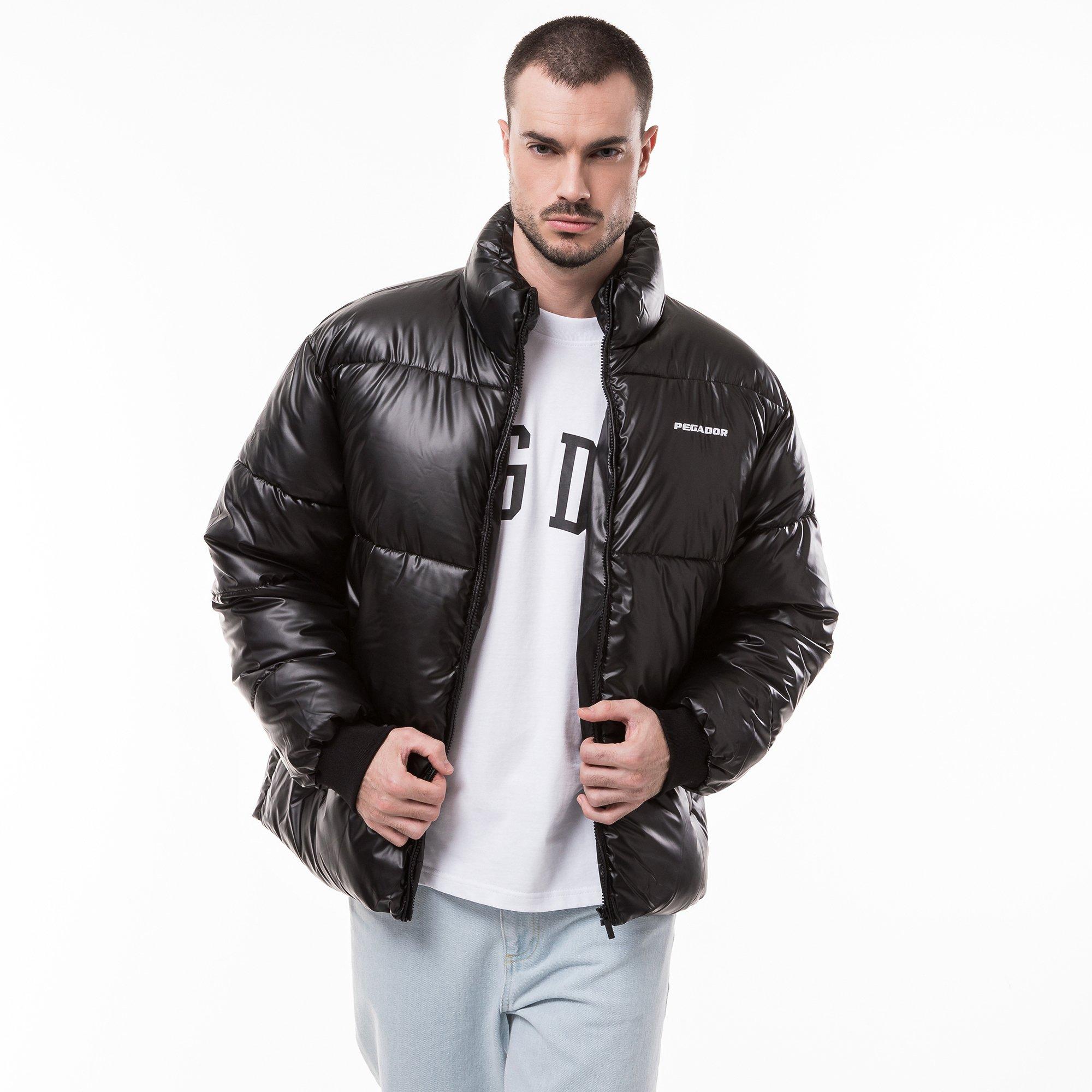 Image of Daunenjacke Ohne Kapuze Herren Black L