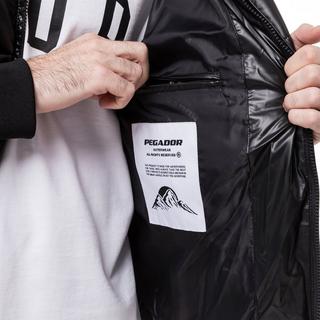 PEGADOR PGDR Solin Glossy Puffer Jacket black Doudoune sans capuche 