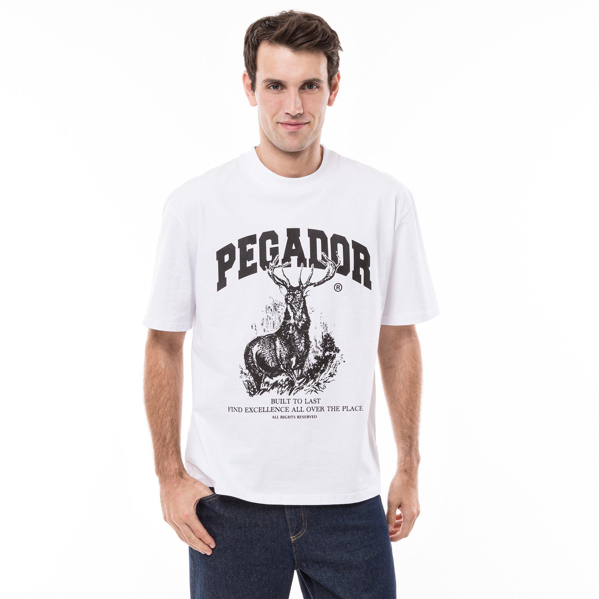 PEGADOR PGDR Lizard Oversized Tee white T-Shirt 