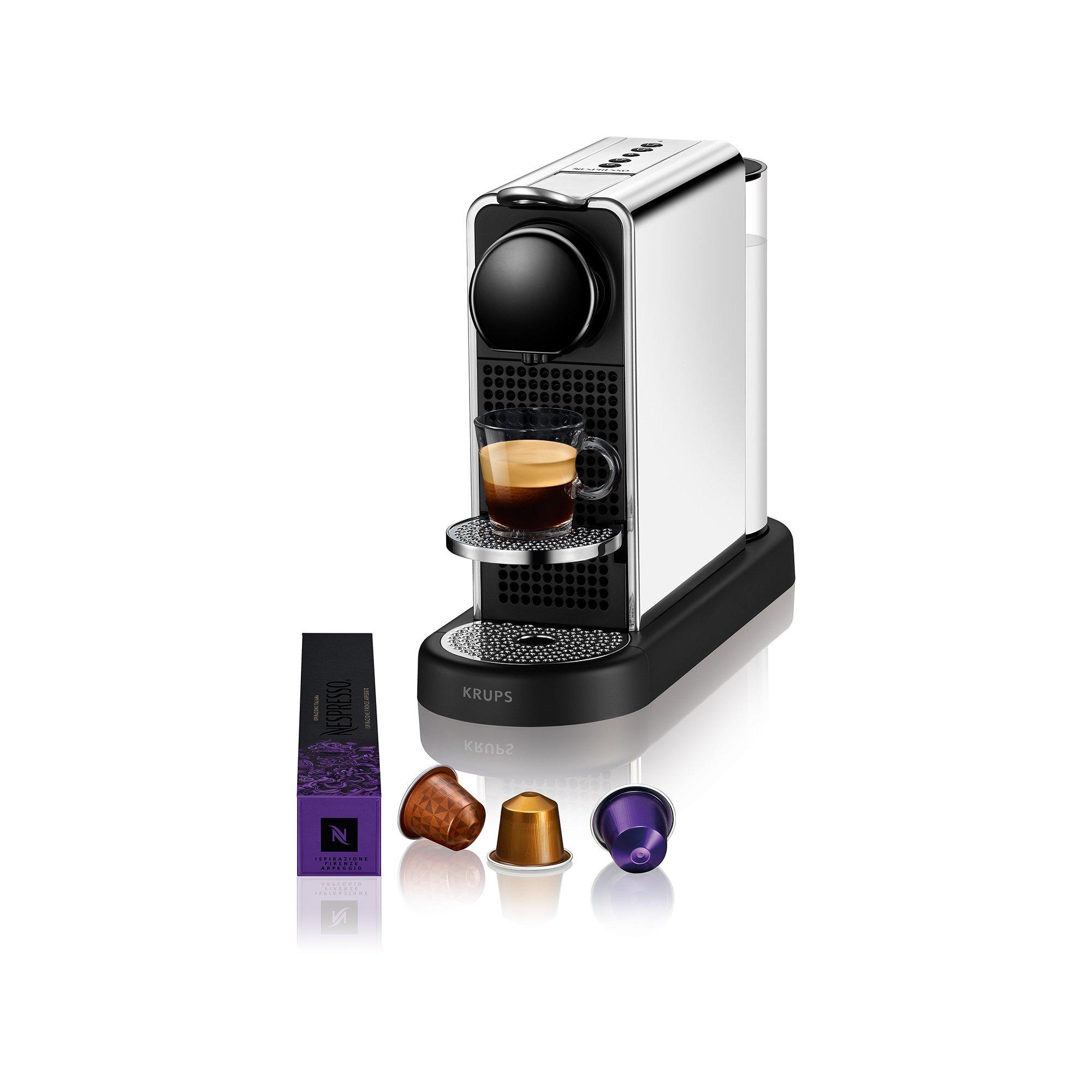 KRUPS Machine Nespresso CitiZ Platinium (acier inox) 