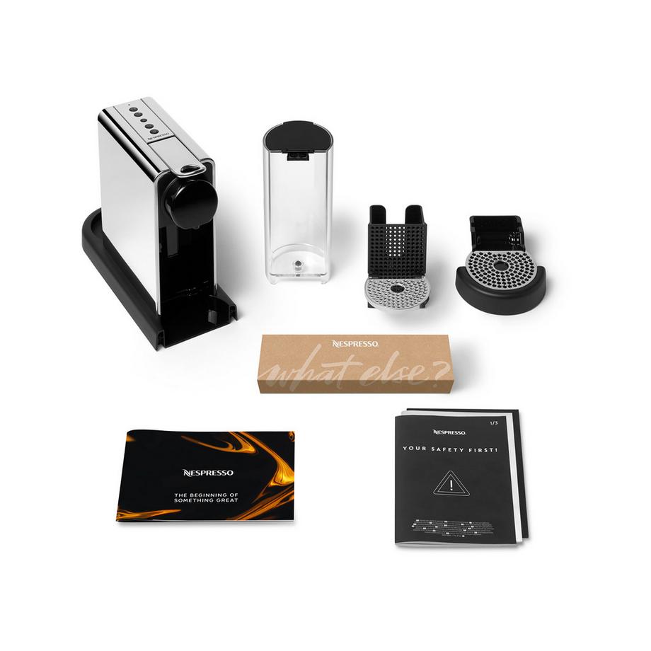 KRUPS Nespressomaschine CitiZ Platinium (Edelstahl) 