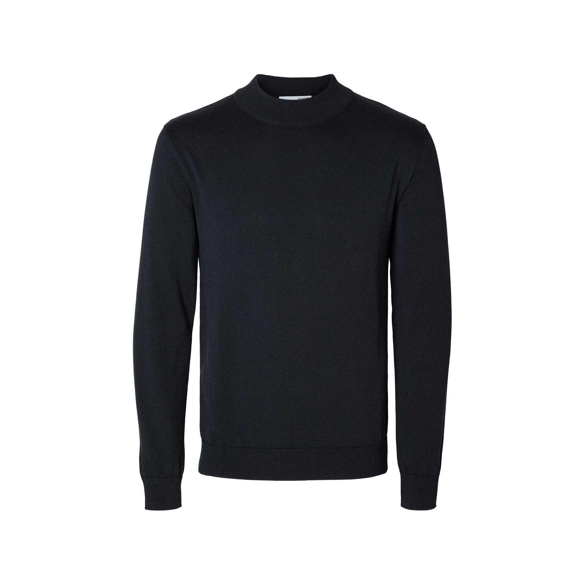 SELECTED SLHRobert LS Knit Mock Neck Maglione 