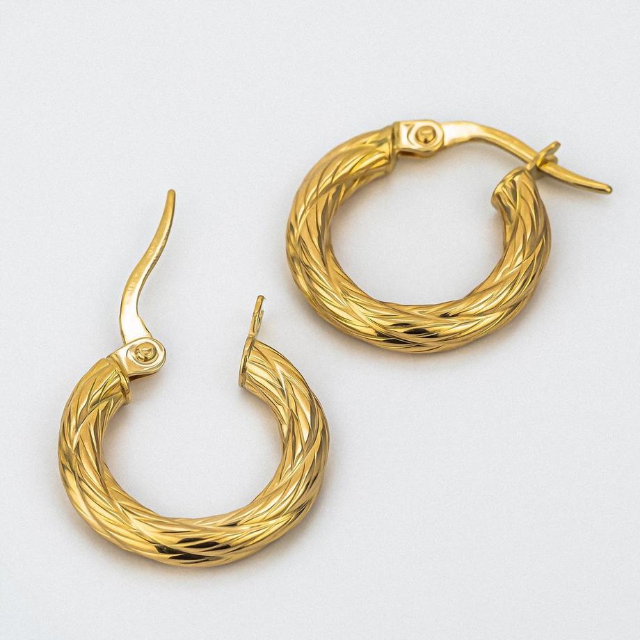 L' Atelier Gold 18 Karat by Manor  Boucles d'oreilles 