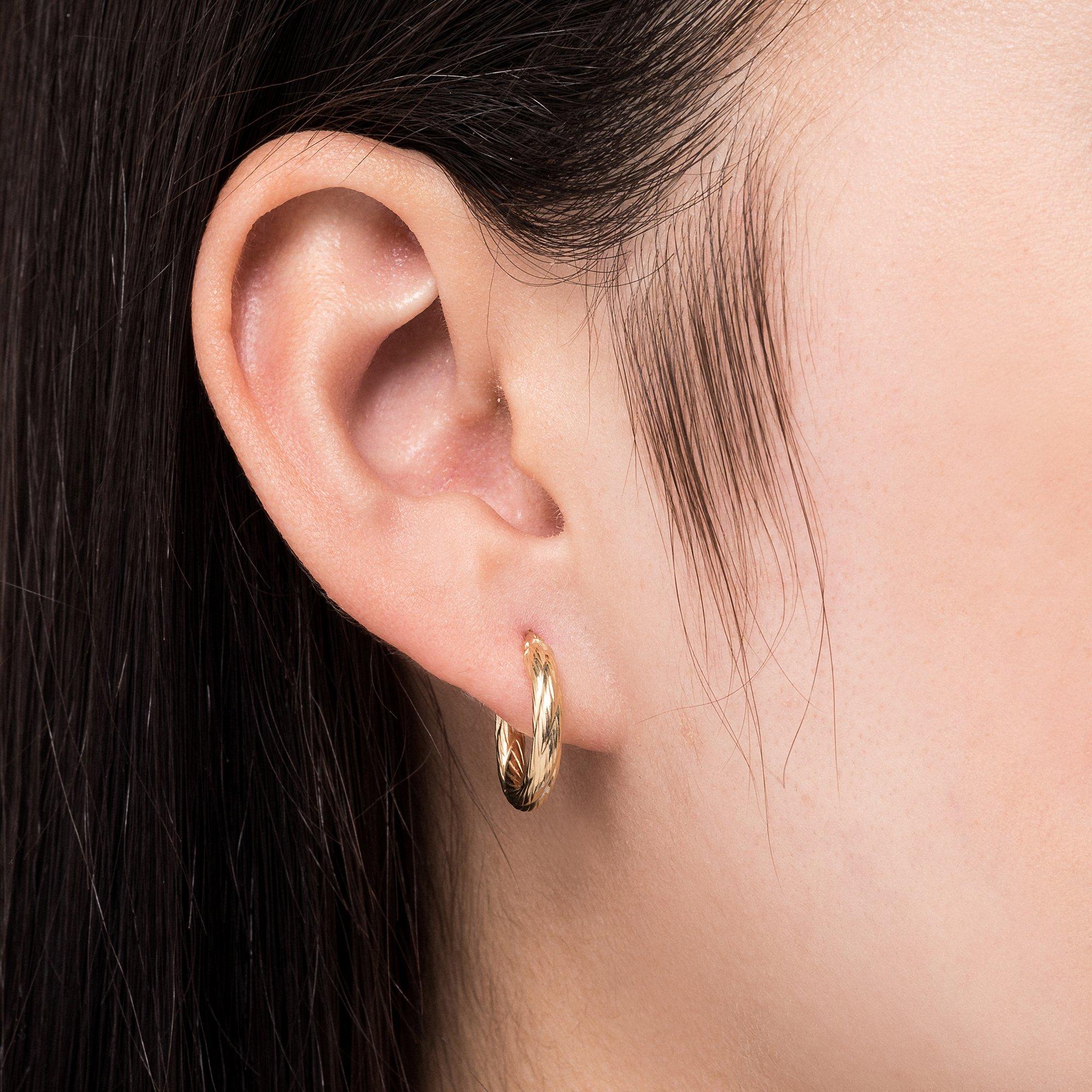 L' Atelier Gold 18 Karat by Manor  Ohrringe 