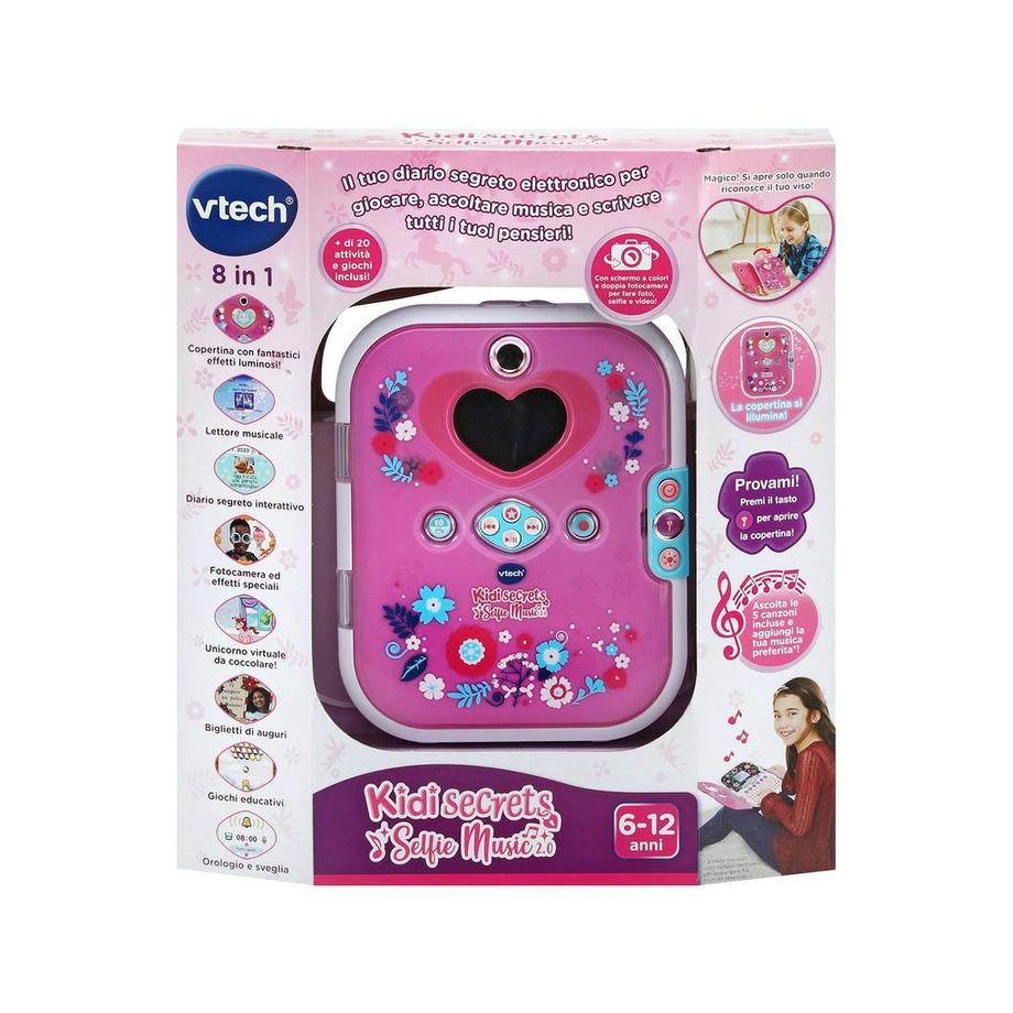 vtech  KidiSecrets Selfie Music DX pink, Italiano 