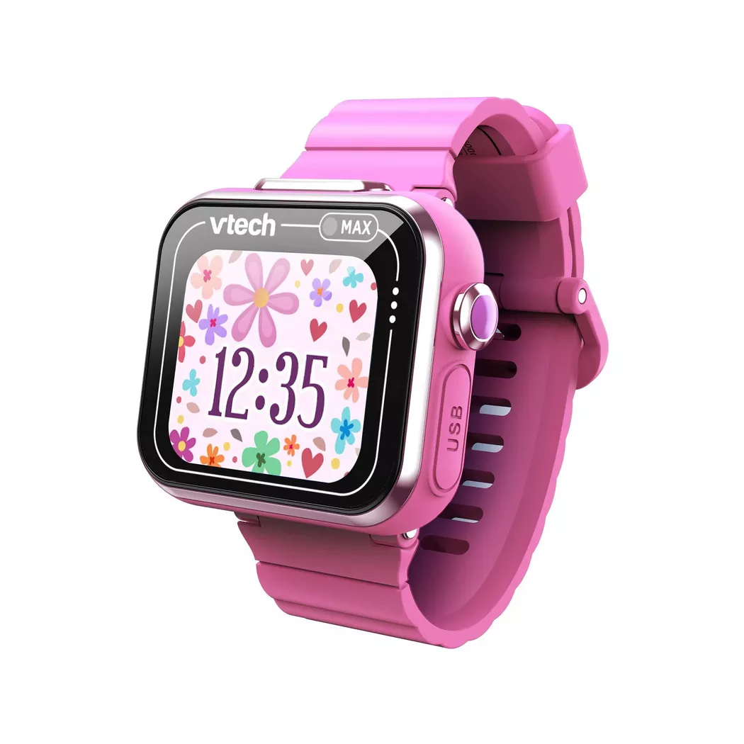 VTech - KidiZoom Smartwatch MAX Rosa, Französisch, Multicolor