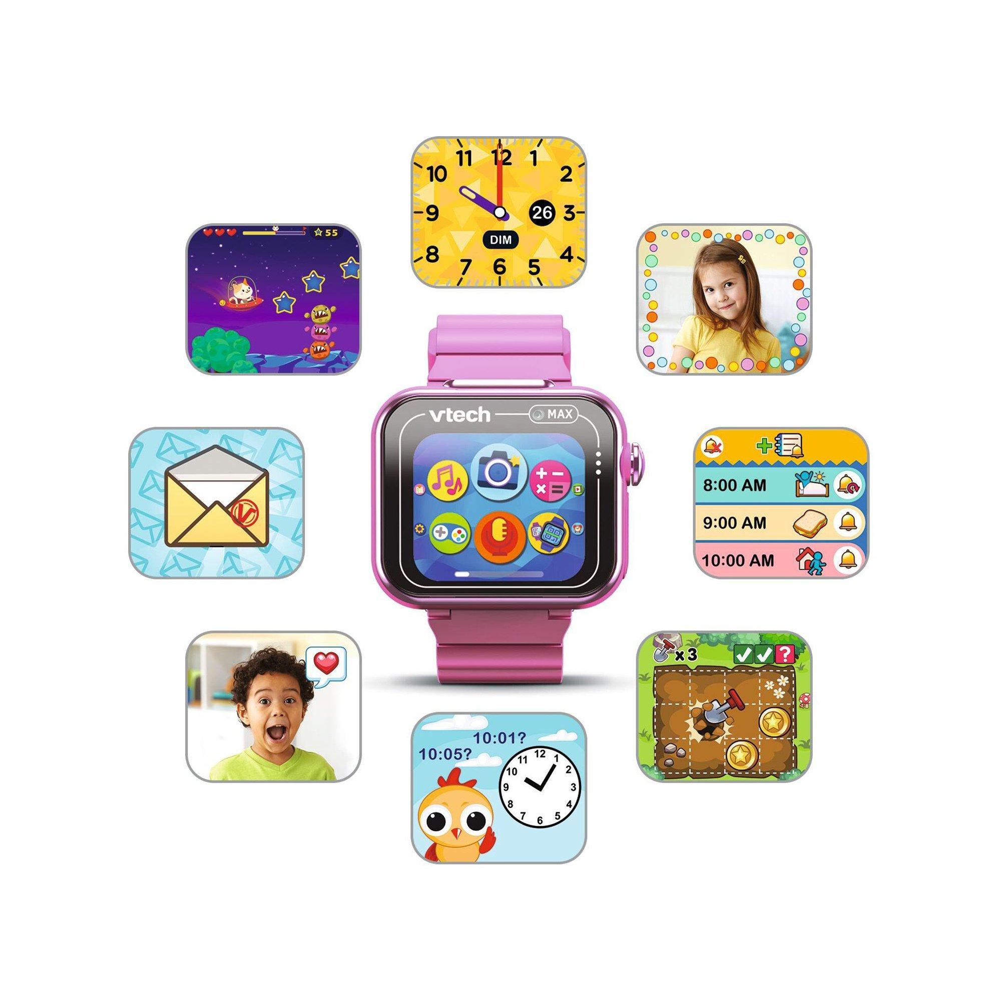 vtech  KidiZoom Smartwatch MAX Rose, Français 