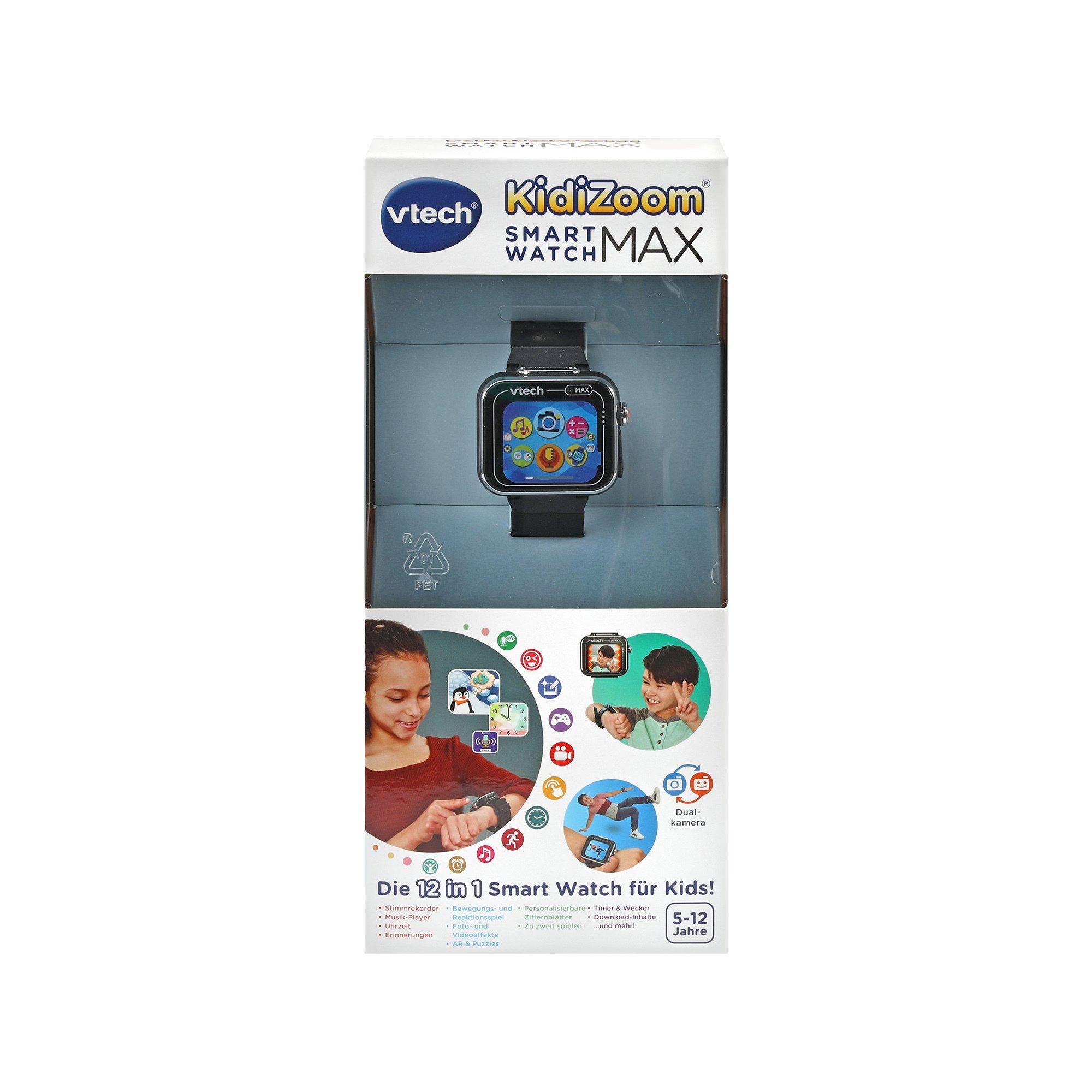 vtech  KidiZoom SmartWatch MAX Noir, Allemand 