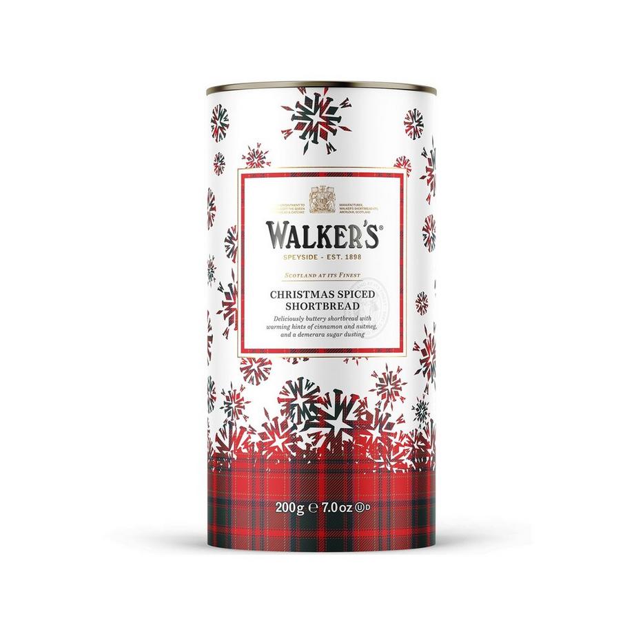 WALKERS XMAS Christmas Spiced Shortbread 