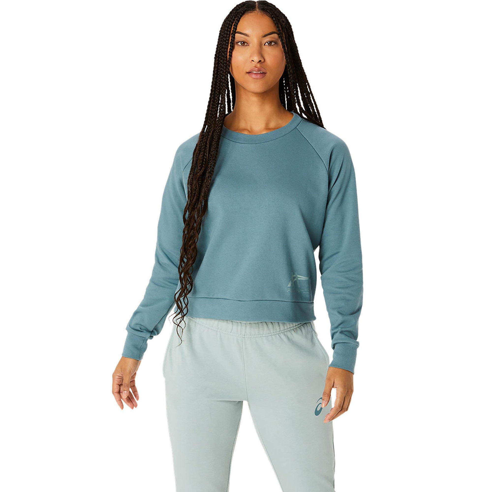 Image of T-shirt, Rundhals, Langarm Unisex Petroleumblau L