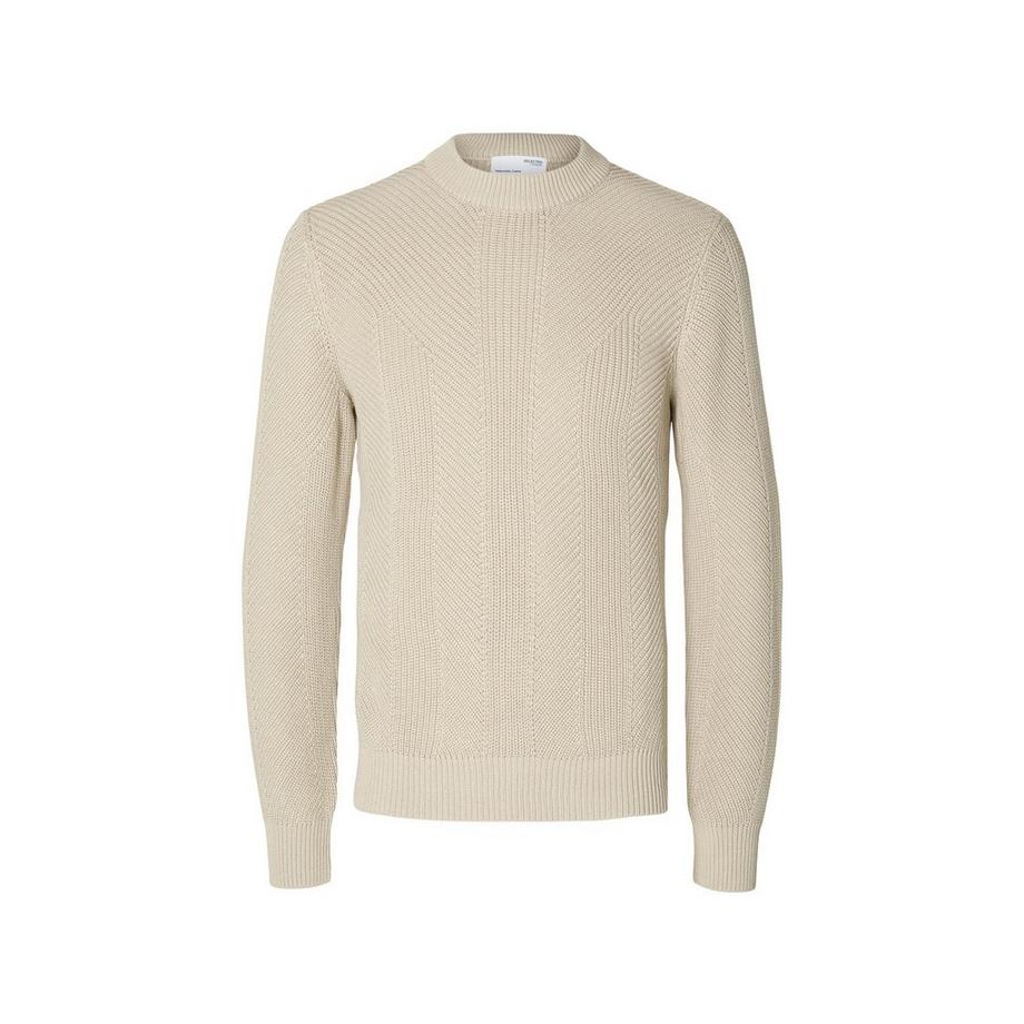 SELECTED SLHCarl LS Knit Crew Neck Maglione  