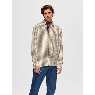 SELECTED SLHRegowen Mini Check Langarmhemd  