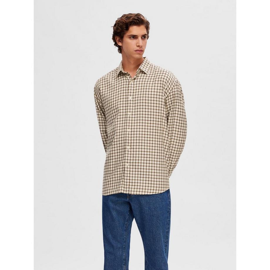 SELECTED SLHRegowen Mini Check Chemise Manches Longues  