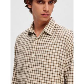 SELECTED SLHRegowen Mini Check Langarmhemd  