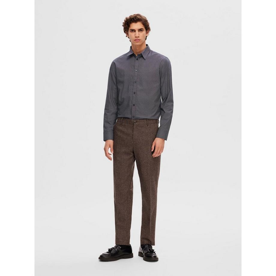 SELECTED Slimsoho AOP Slim Fit Langarmhemd  