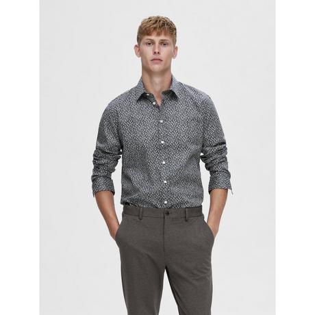SELECTED SLHSlimSoho AOP Mix Shirt LS Camicia, maniche lunghe, slim fit 
