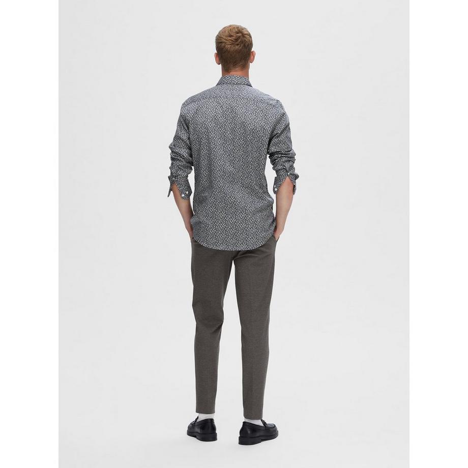 SELECTED SLHSlimSoho AOP Mix Camicia Maniche Lunghe Slim Fit  