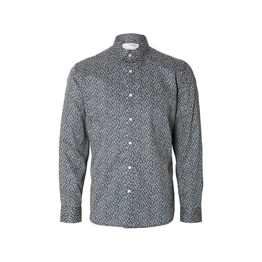 SELECTED SLHSlimSoho AOP Mix Camicia Maniche Lunghe Slim Fit  