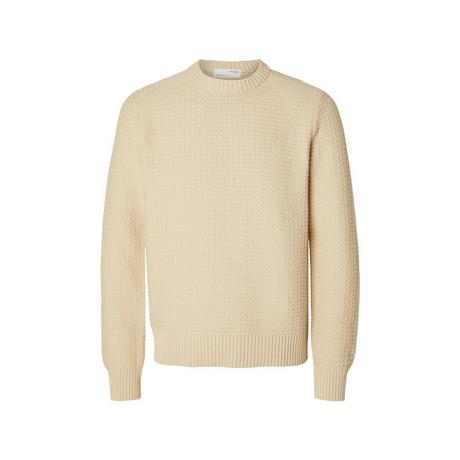 SELECTED SLHThim LS Knit Structure Maglione 