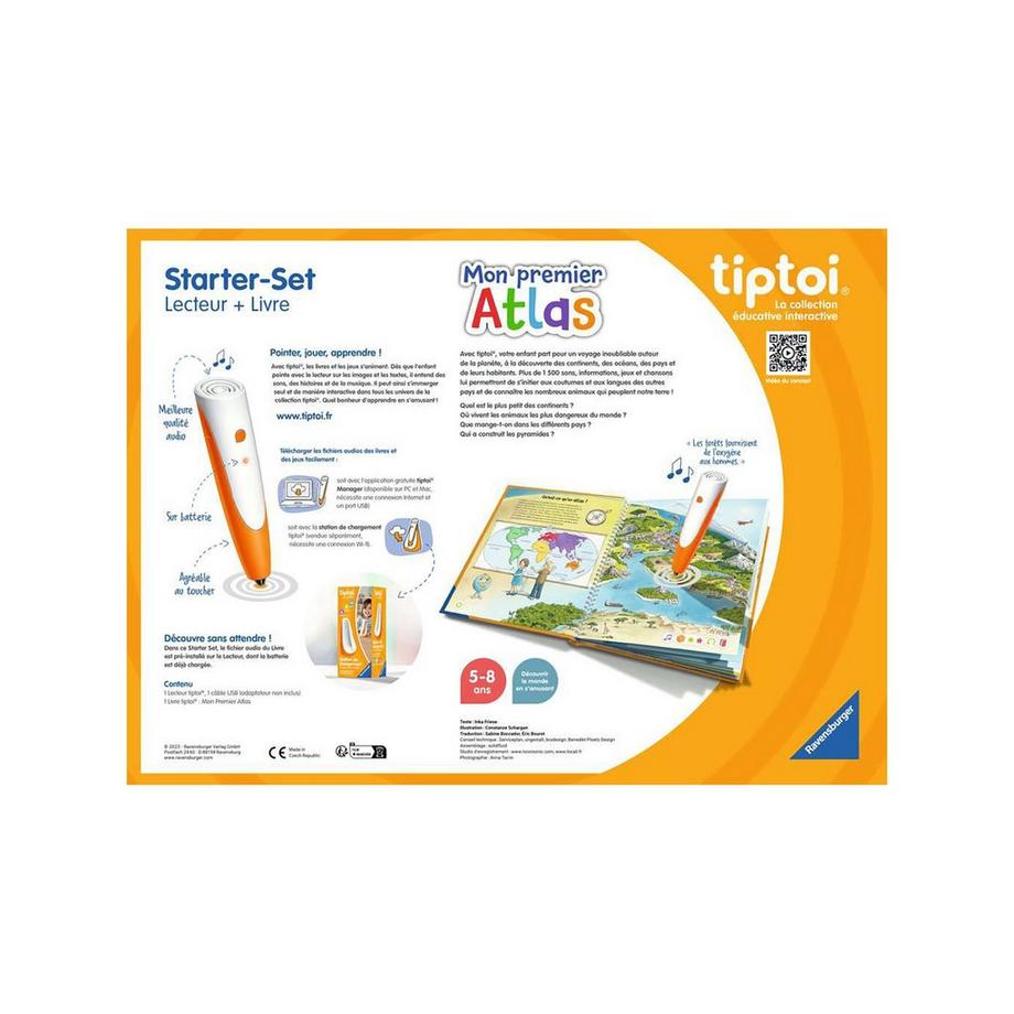 tiptoi  Starter Set Mon Premier Atlas, Francese 