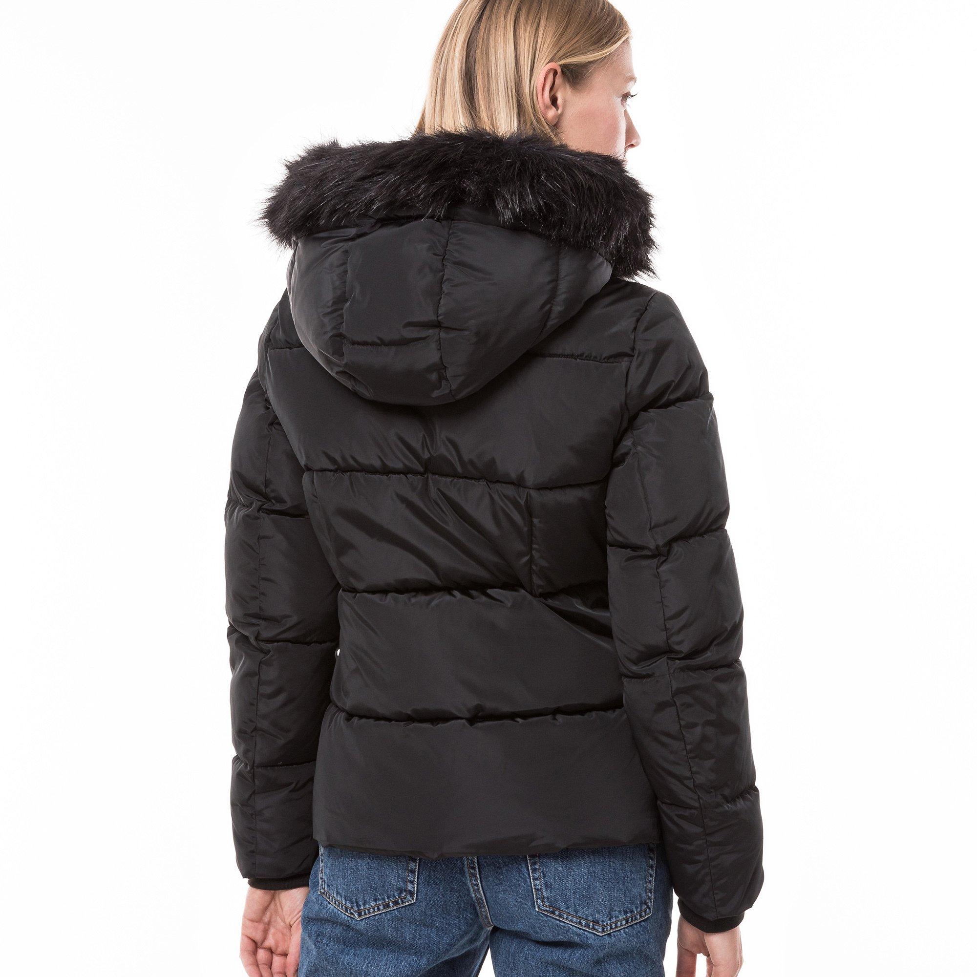Calvin Klein Jeans FAUX FUR HOODED FITTED SHORT Jacke 