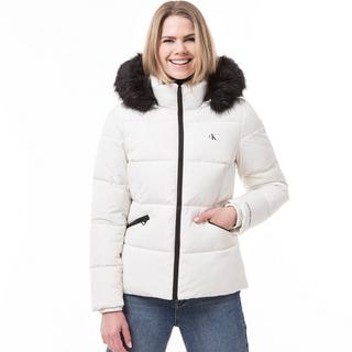 Calvin Klein Jeans FAUX FUR HOODED FITTED SHORT Giacca 