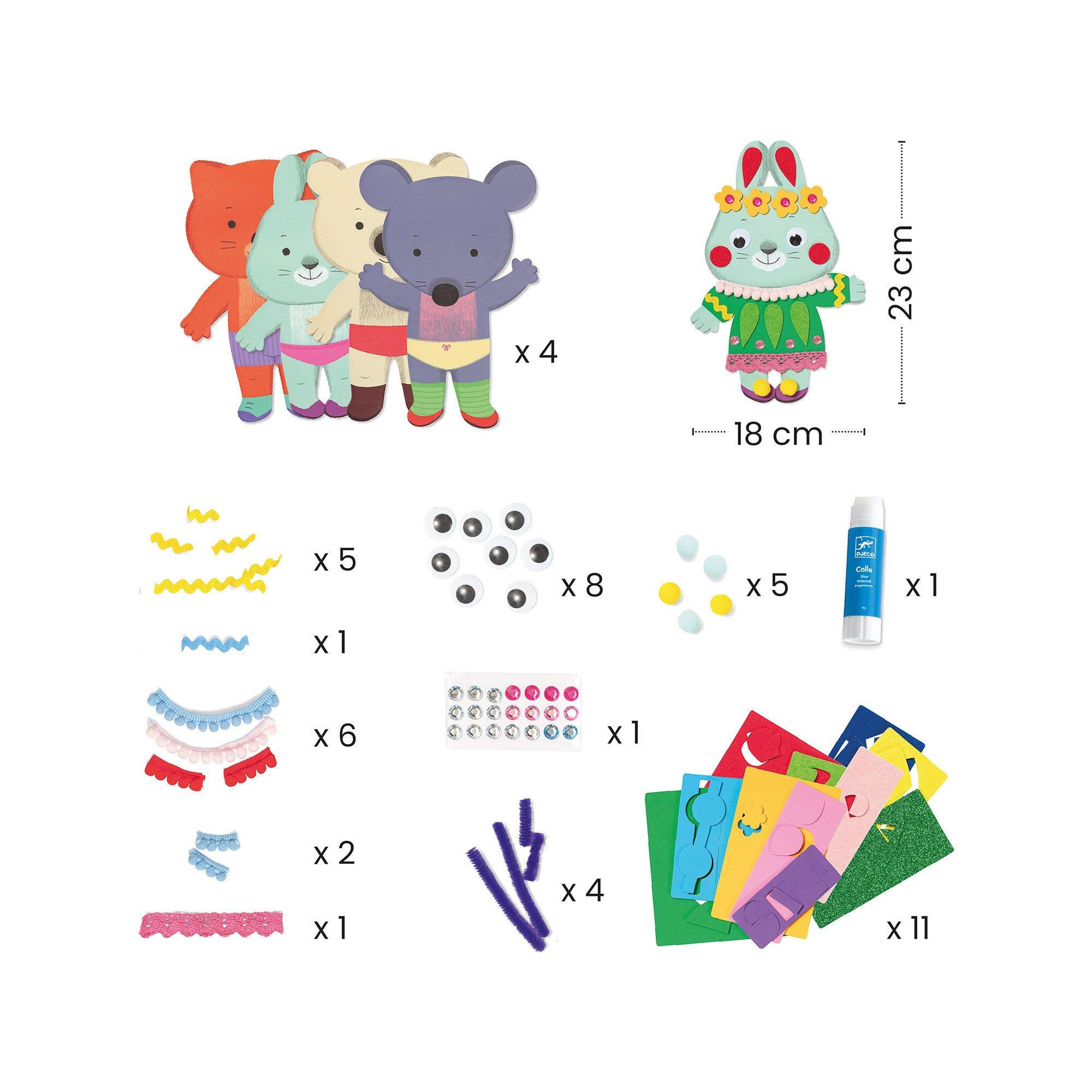 Djeco Bastelset Collagen Kleiner Schatz 