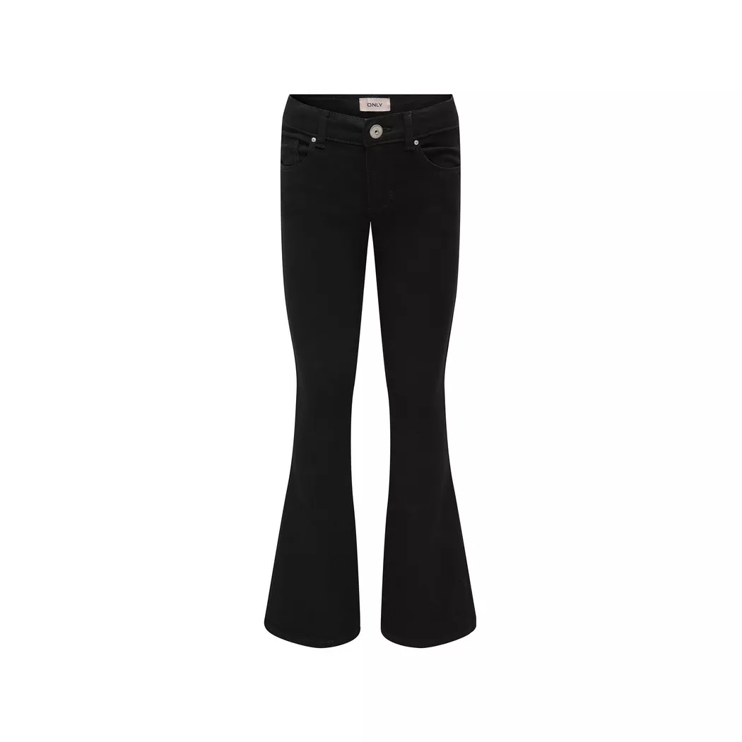 ONLY Mädchen Jeans Flared Fit KOGROYAL  schwarz | 164
